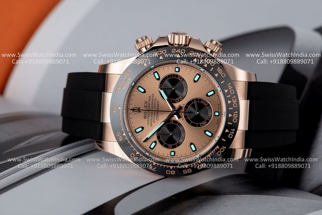 Rolex Daytona 18k Everose Gold Swiss Replica Watch | 4130 Super Clone