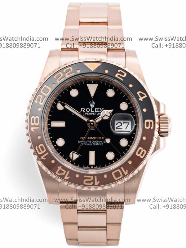 rolex gmt root beer swiss replica watch