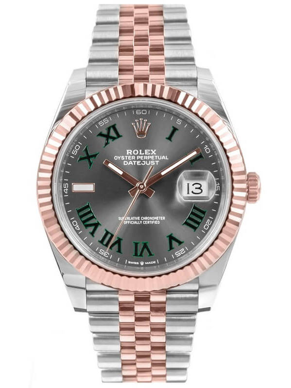 rolex datejust wimbledon 41 super clone watch