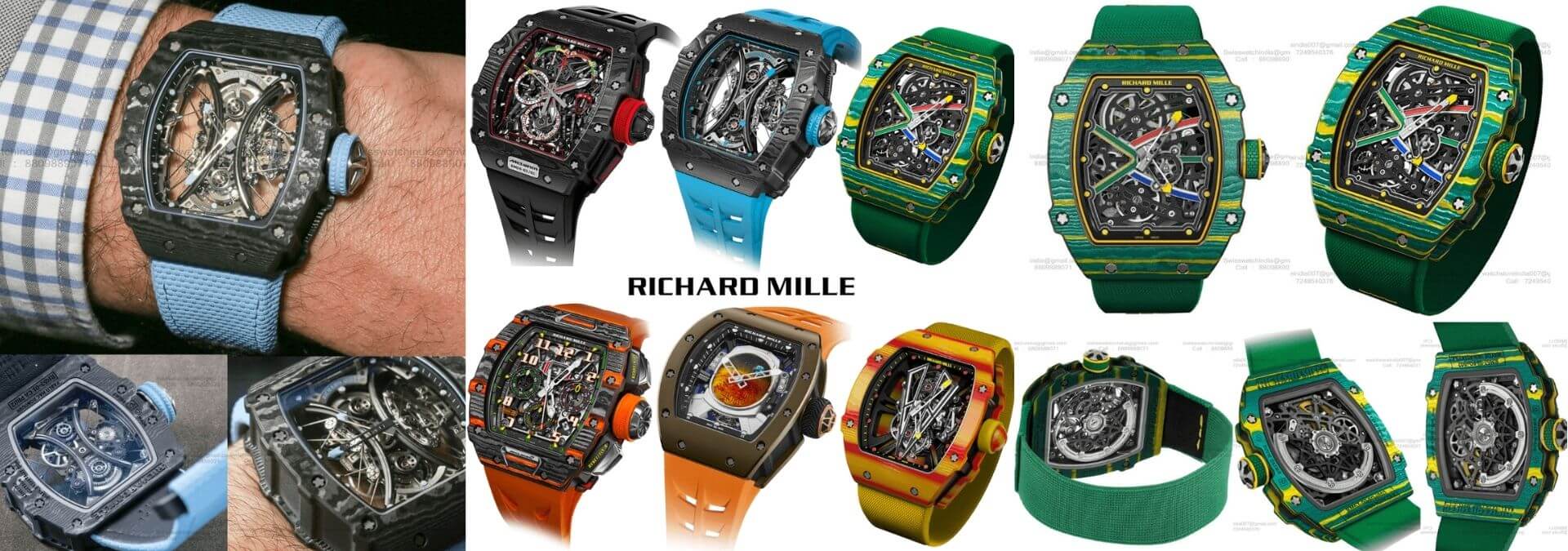 Richard Mille Super Clone Watches RM Swiss Replica Watches