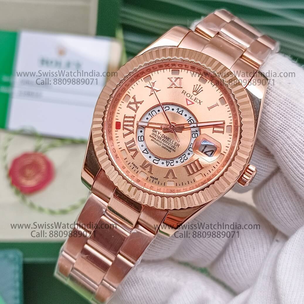 rolex sky dweller first copy replica watch