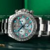 rolex iced out diamonds replica watches