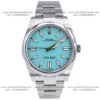 rolex oyster perpetual tiffany dial swiss replica watch